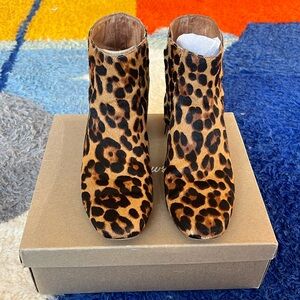 Madewell Calf Hair Ankle Boots